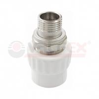 Муфта с американкой для радиатора наружная резьба 20 x 1/2" (100/25) (Valfex)